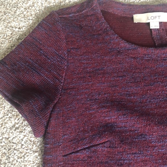 LOFT knit spacedye shift dress - Picture 4 of 5